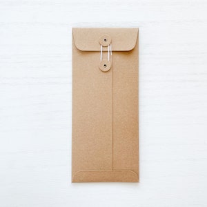 String Tie Envelopes, 10, Letter size image 5