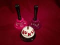 Game, Bunco, Bunko, Dice, Personalize, Cowbell, Service, Call , Hotel,  Desk Bell. Tea Bell, Teacher, Noise Maker Hand Painted.