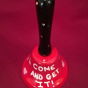 Service, Come and Get It!, Call , Hotel,  or Desk Bell, Tea Bell, Teacher, Free Personalization, Ring for Service. Dinner Bell. Food.