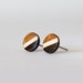 see more listings in the Wood stud earrings section