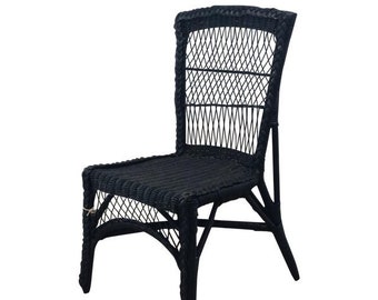 Wicker chair | Etsy
