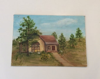 Vintage House Painting