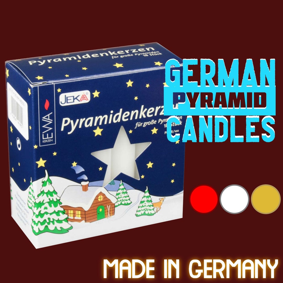 17mm Jeka German Pyramid Candles Etsy