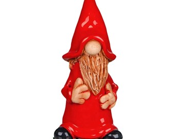 Ceramic Incense Burner Wichtel Smoker - RED - Made in Germany | Crottendorfer
