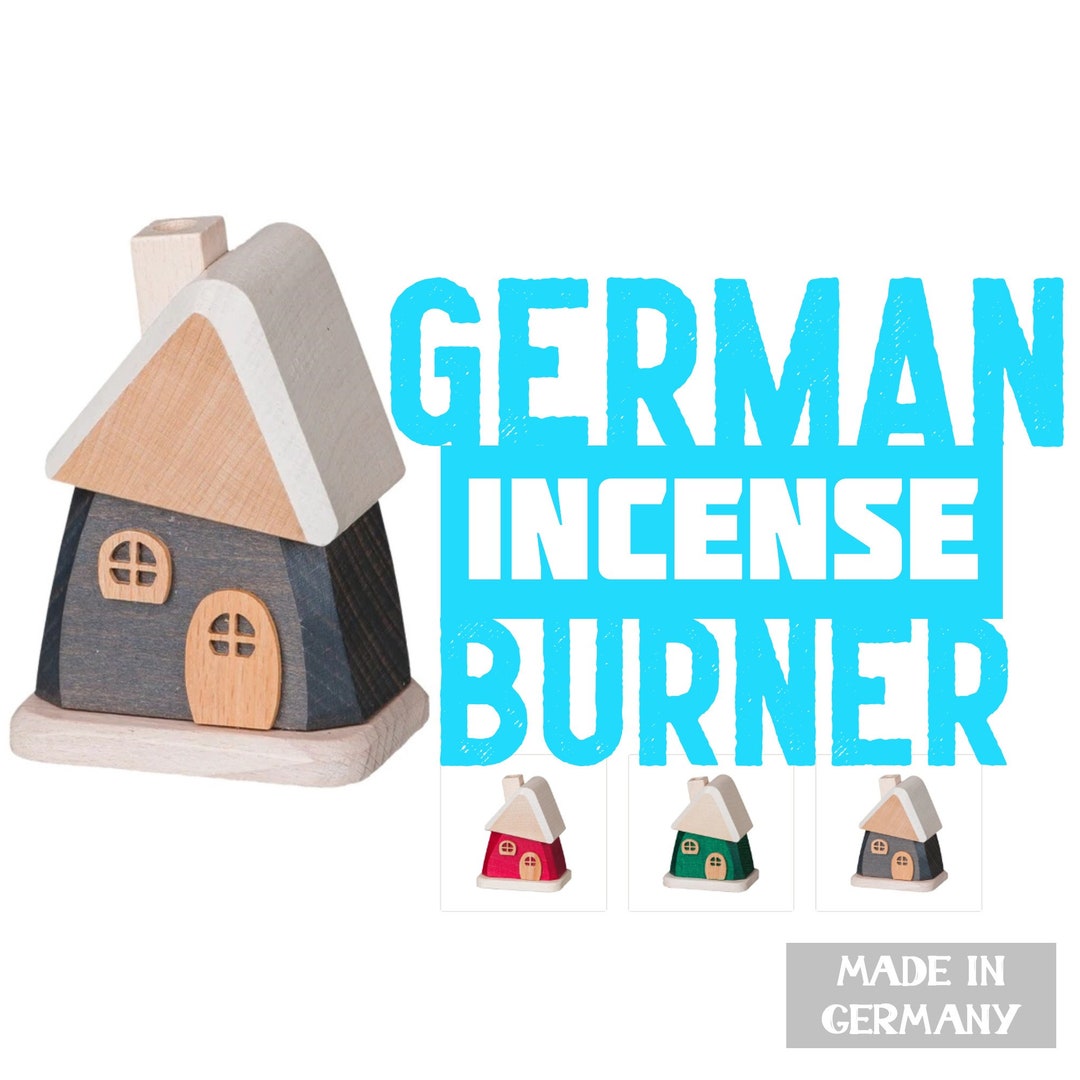 House Incense Burner Made of Wood Made in Germany Etsy