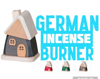 House Incense Burner Made of Wood - Made in Germany | Crottendorfer