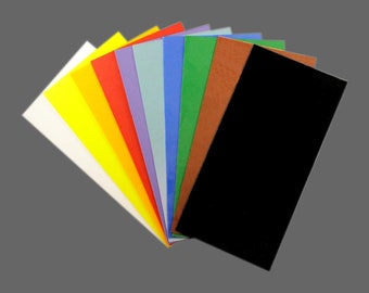 Plaques de cire Couleurs de base 10 pcs assorties