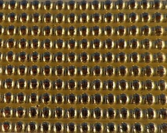 15 decorative wax strips 2x200mm gold pearl strips