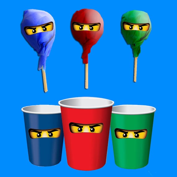 Items similar to INSTANT DL- Ninjago eyes - for Lollipop and paper ...
