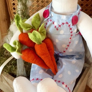 little felt carrot eastern spring deko