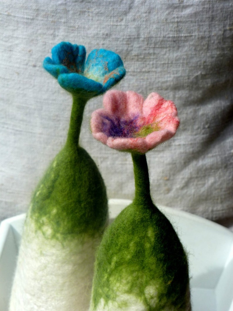 hand felted egg cozy for the breakfast table image 1