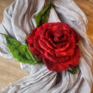 large felt flower different colours to choose from