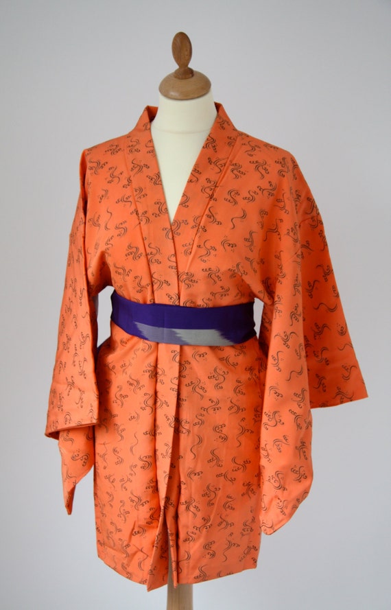 Vintage pure silk Haori
