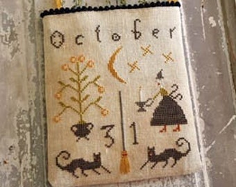 Cross Stitch Pattern October 31st by Pineberry Lane