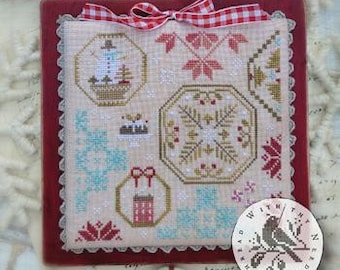 Primitive Cross Stitch Pattern Quaker Snippets No. 2 by Brenda Gervais
