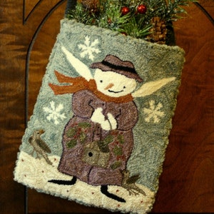 PDF Downloadable Punch Needle Pattern Bearing Gifts by Fiddlestix Designs