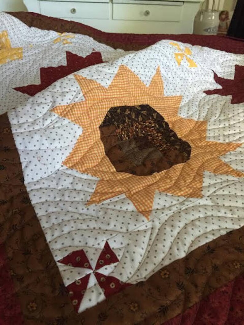 Quilt Pattern Indian Summer Quilt Pattern by Karen Walker Etsy