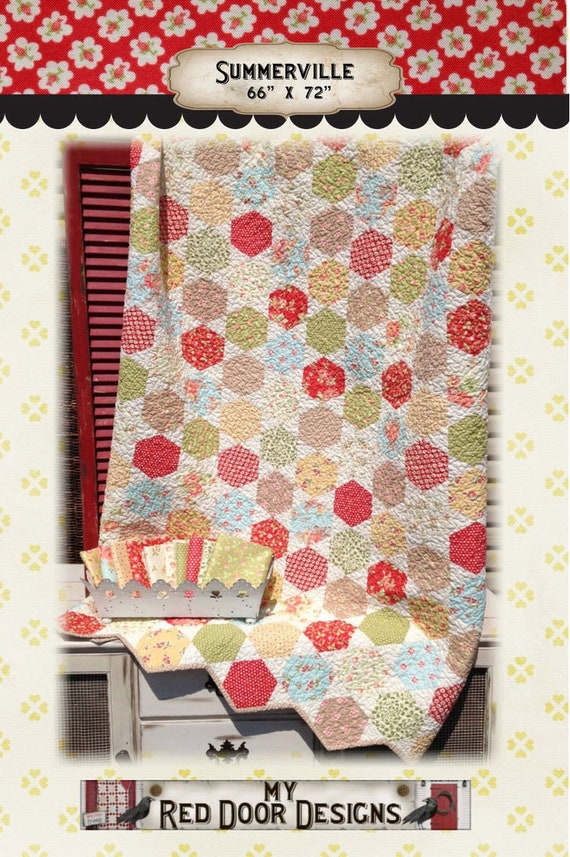 Quilt Pattern Summerville By My Red Door Designs Etsy