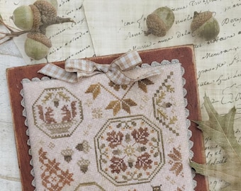 Primitive Cross Stitch Pattern Quaker Snippets No. 1 by Brenda Gervais