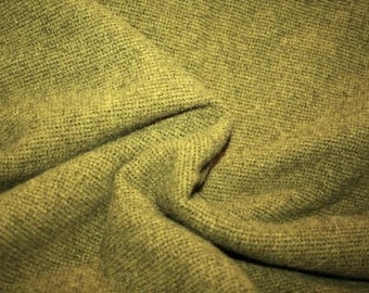 Mill-dyed Wool - Grass Green Seeded - IMPORTANT: See Description for Available Cut Sizes & Enter QUANTITY Based on Desired Cut Size