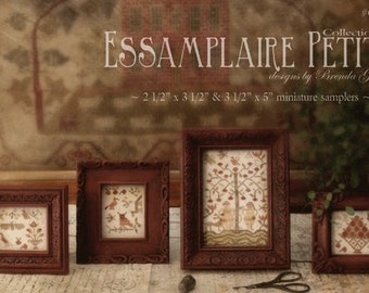 Primitive Cross Stitch Pattern Essamplaire Petite Collection II by Brenda Gervais
