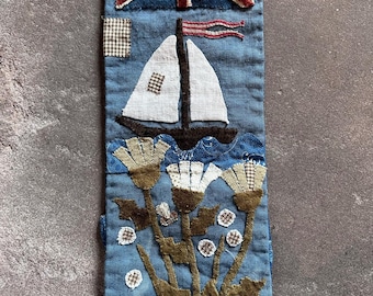 Needling in Portbury Sewing Roll Up designed by Maggie Bonanomi