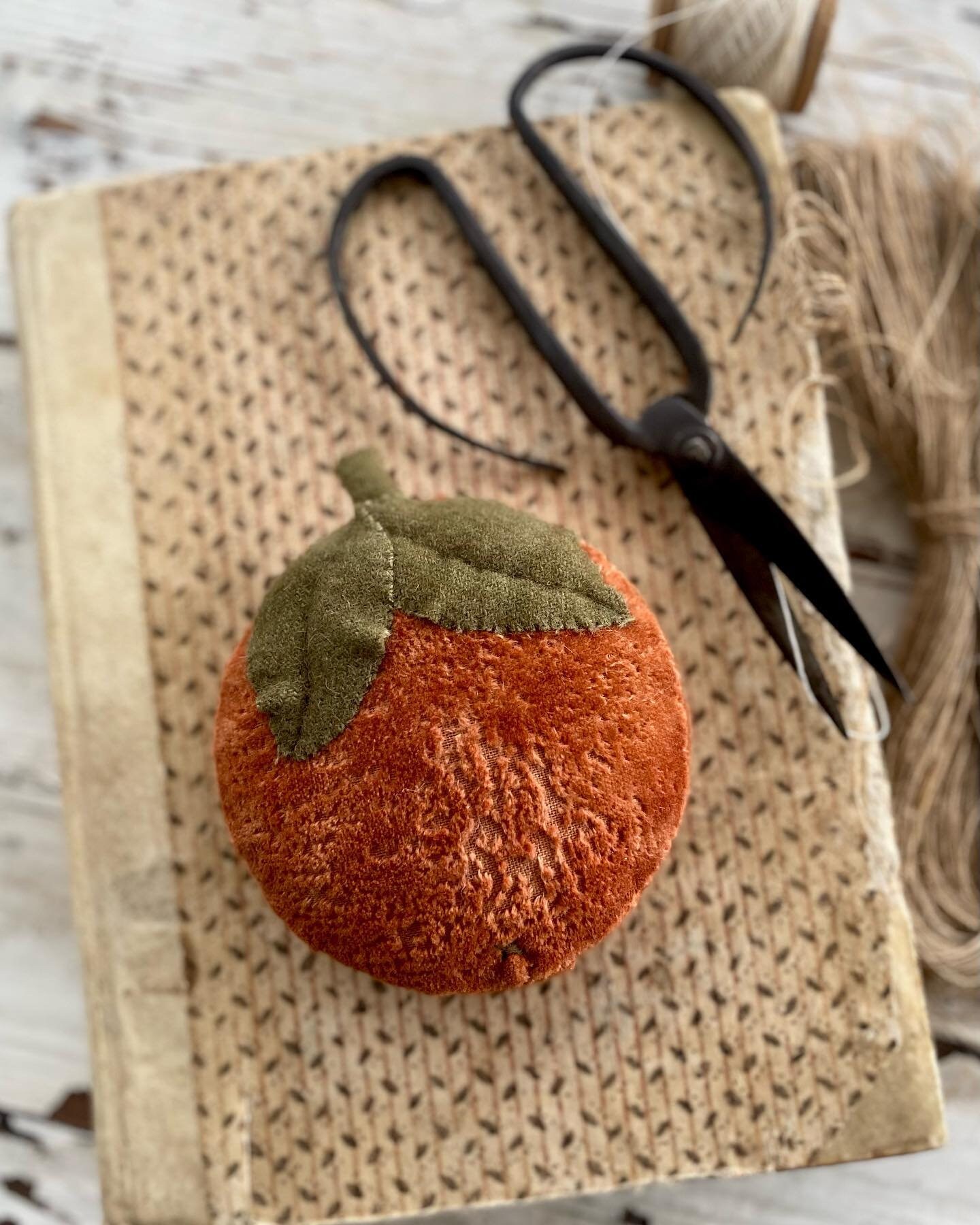 Velvet Tangerine Needle Book Pattern by Stacy Nash