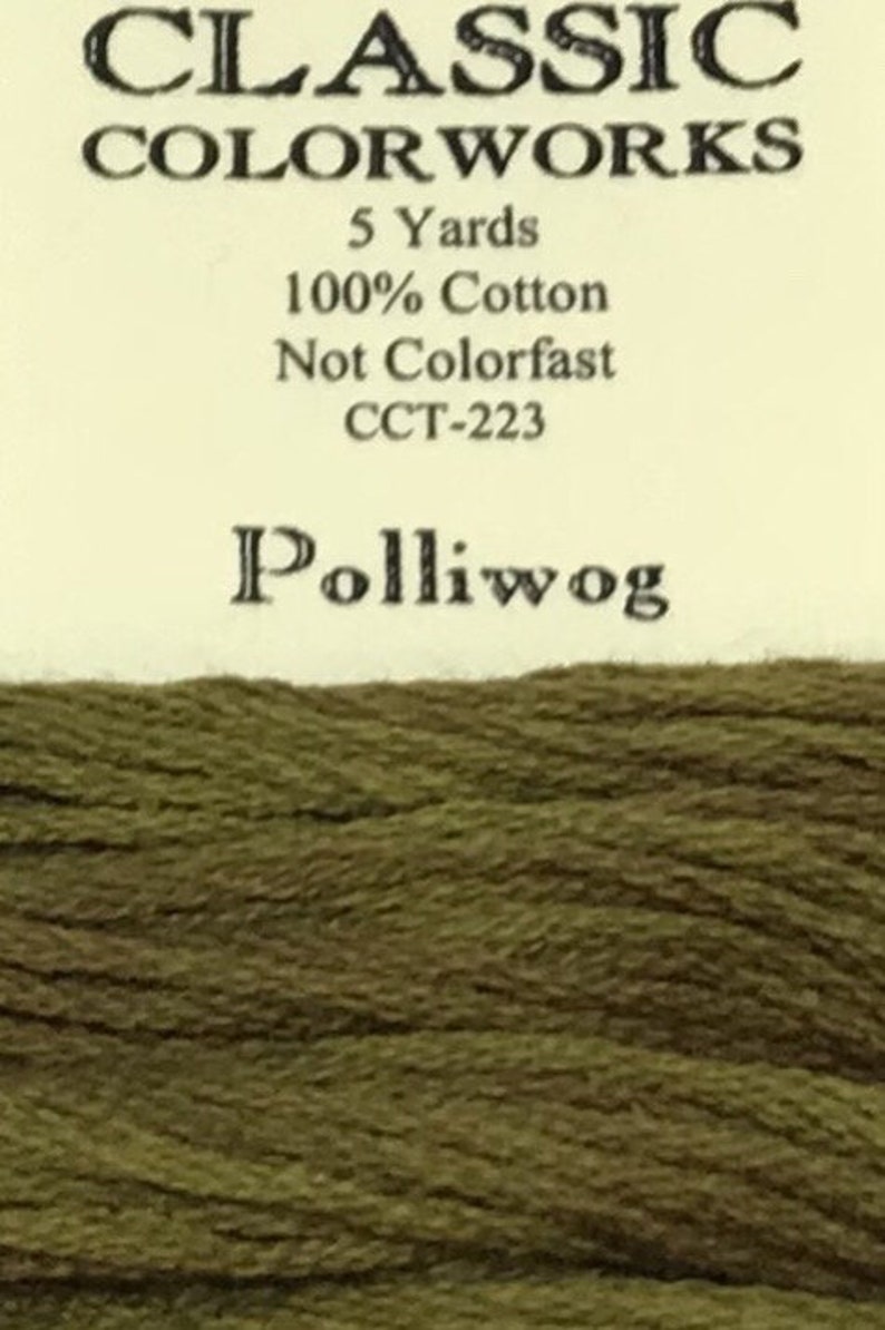 Classic Colorworks 6 Strand Cotton Floss Polliwog