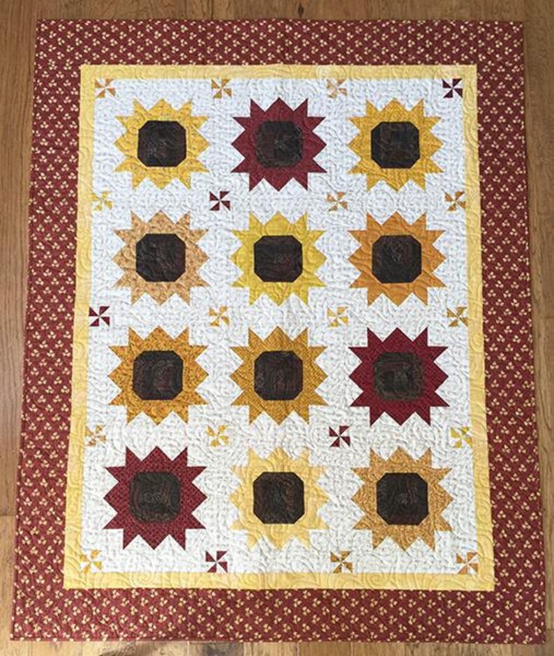 Quilt Pattern Indian Summer Quilt Pattern by Karen Walker Etsy