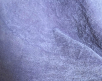 Hand-dyed Velvet - 100% Cotton - Color Purple Haze
