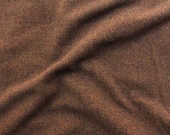 Mill-dyed Wool - Brown Basket Tweed - IMPORTANT: See Description for Available Cut Sizes & Enter QUANTITY Based on Desired Cut Size