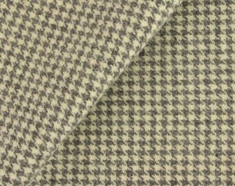 Mill-dyed Wool Mini Gray/ White Hounds Tooth IMPORTANT: See Description for Available Cut Sizes & Enter QUANTITY Based on Desired Cut Size