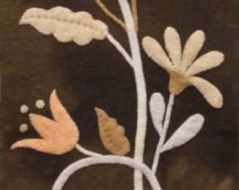 Primitive Wool Applique - Botanical Gardens by Maggie Bonanomi