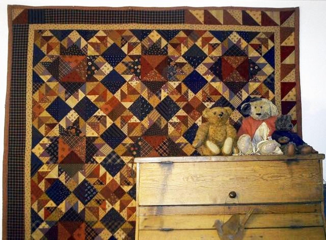 Punky Doodle Corners Quilt PDF Downloadable Pattern Etsy