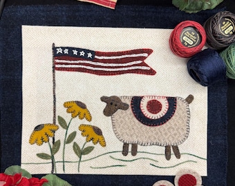 Wool Applique Glory Days - by The Woolen Needle