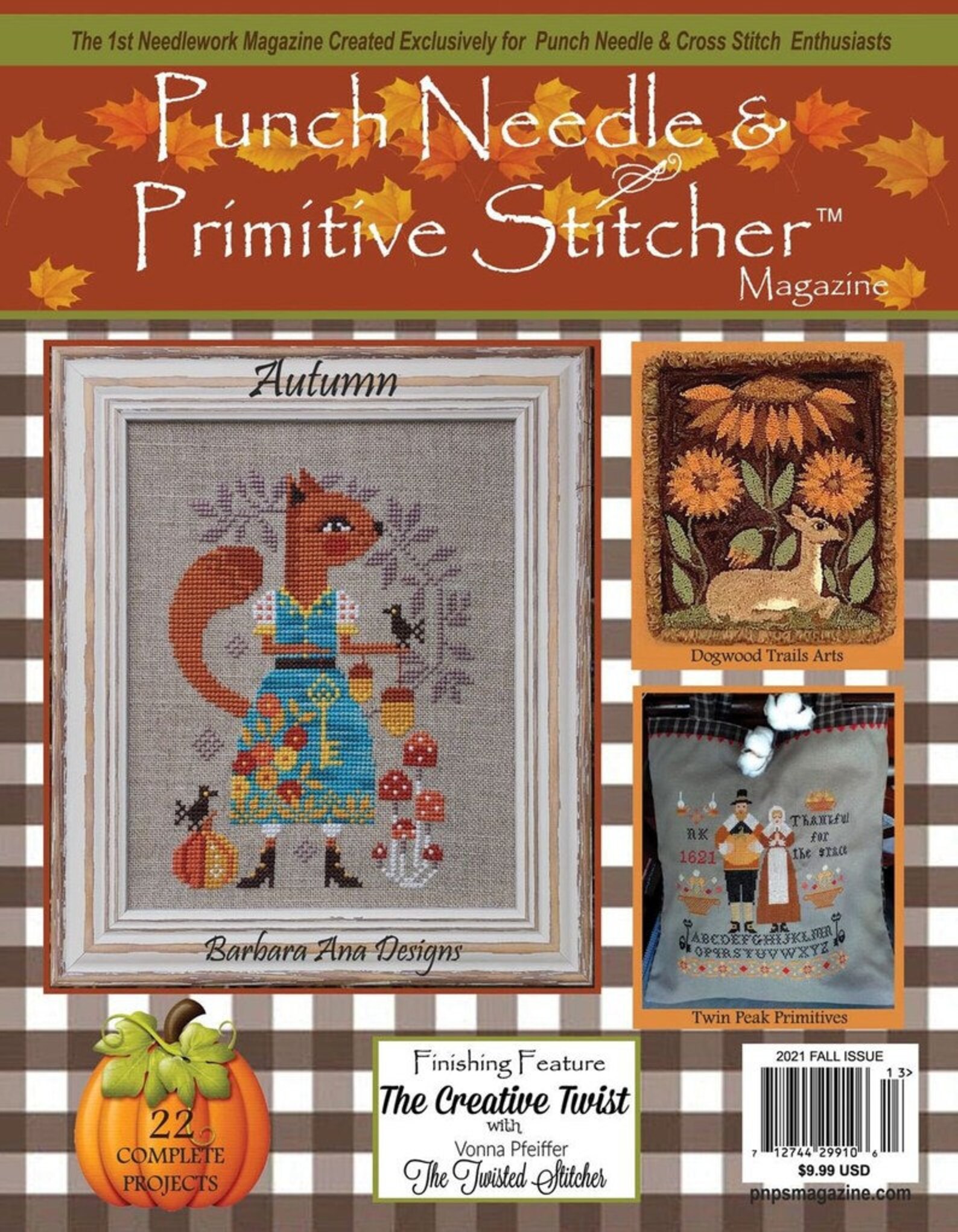 Punch Needle and Primitive Stitcher Magazine Fall 2021 Etsy