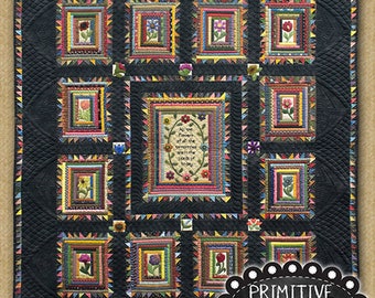 Primitive Quilt Pattern - Tomorrow's Flowers Quilt Pattern