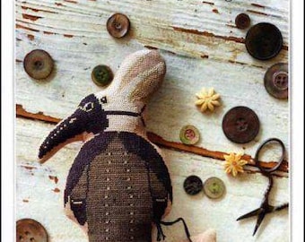 Cross Stitch Pattern Animal Crackers Dr. Raven by Stacy Nash