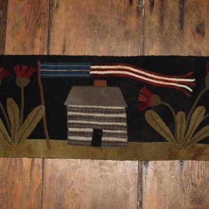 Wool Applique Pattern The Homestead Designed by Maggie Bonanomi - Blackberry Primitives Hand-dyed Wool Kit Option Available