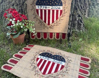 Wool Applique Pattern Freedom - by The Woolen Needle