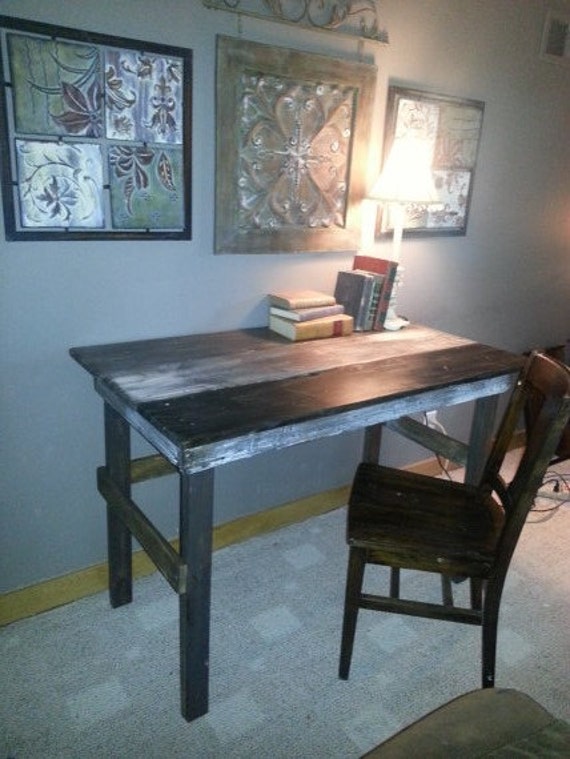 Items similar to Distressed Desk on Etsy