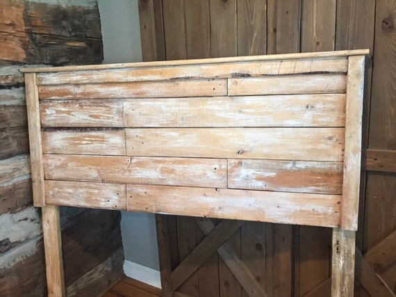Barnwood headboard queen online