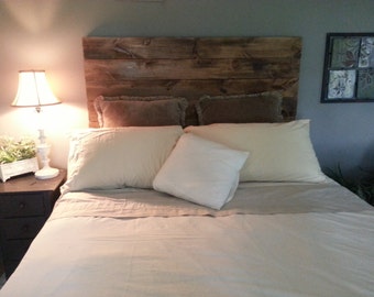 Boho Headboard "Simplicity" FREE shipping, Twin, Full,Queen Headboard, King headboard, Distressed Wood headboard, custom.