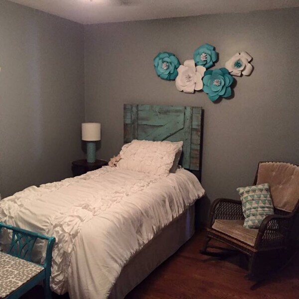 Turquoise Headboard Etsy
