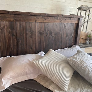 Rustic Headboard "Lane" FREE shipping, Twin, Full, Queen headboard, King headboard, custom, espresso, custom, wood headboard