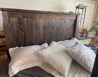 Rustic Headboard "Lane" FREE shipping, Twin, Full, Queen headboard, King headboard, custom, espresso, custom, wood headboard