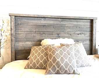 Distressed Headboard, "Weathered Edward" headboard,FREE shipping, headbaord, Rustic, wood headboard, queen headboard, king headboard, full