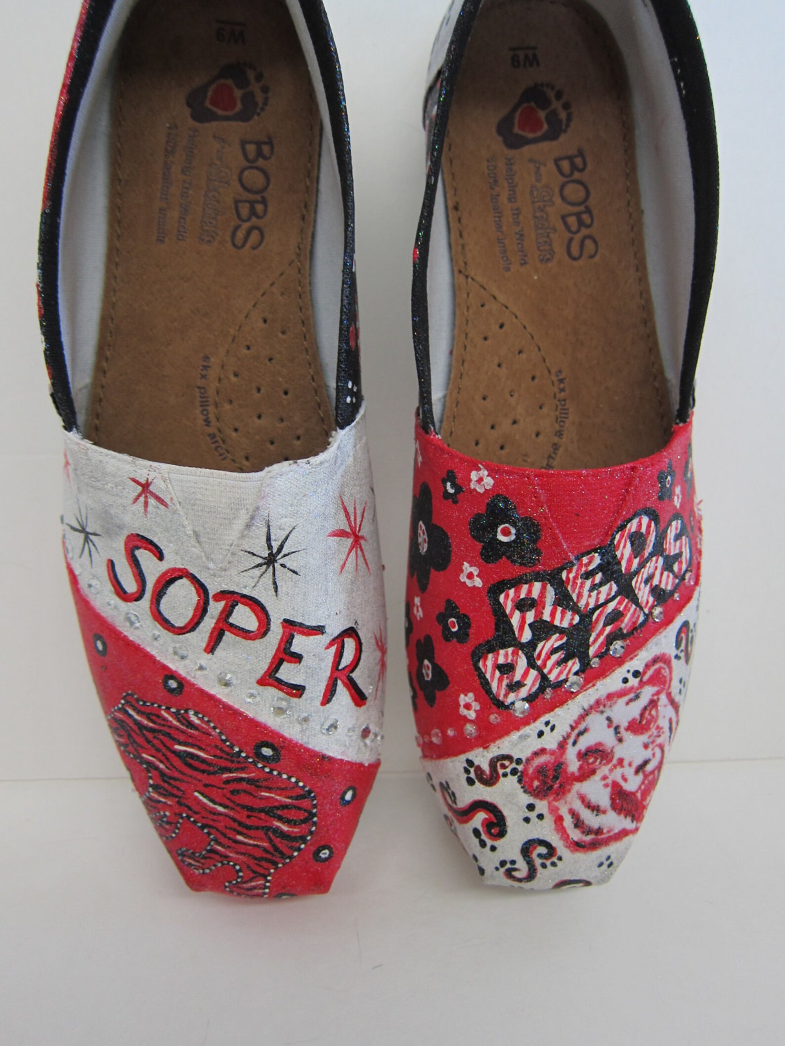 Soper Oklahoma High School Red Bears shoes Etsy