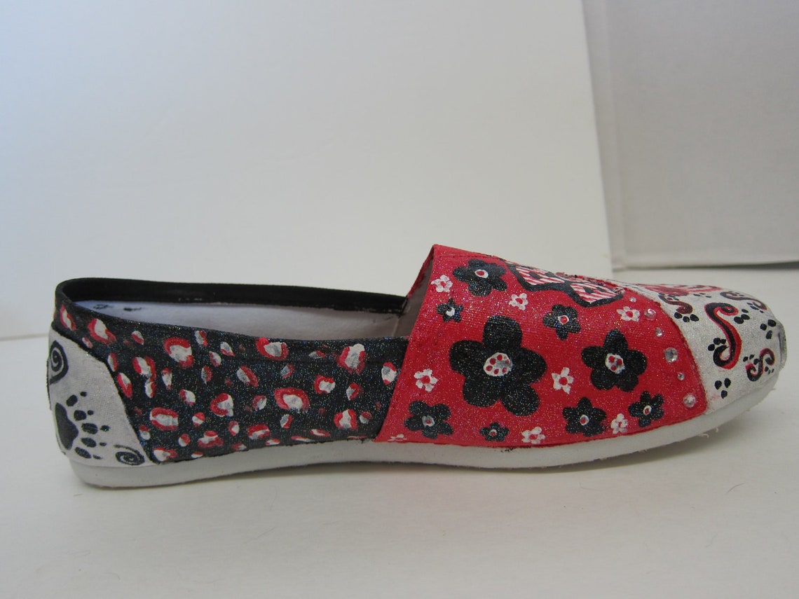 Soper Oklahoma High School Red Bears shoes Etsy