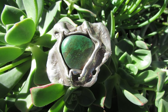 Vintage Large Statement Ring brutalist  Modern St… - image 6